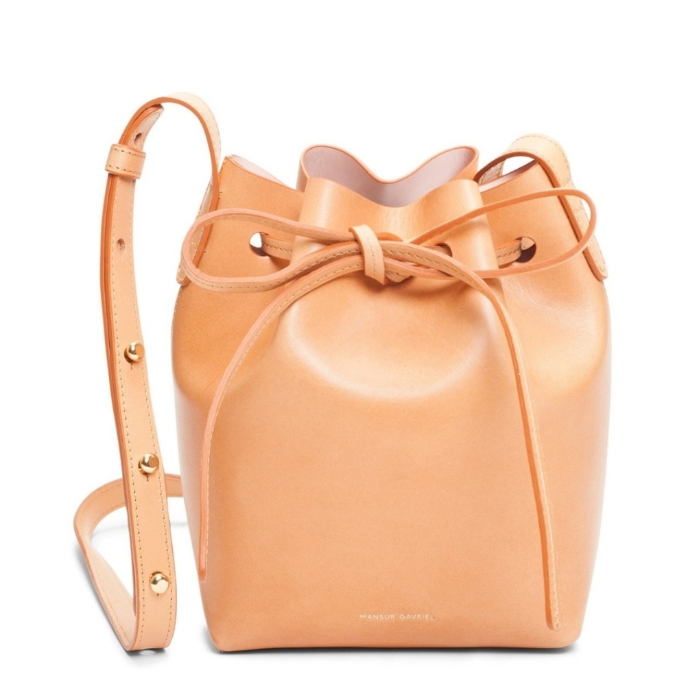 Baby Cammello Mansur Gabriel bucket bag